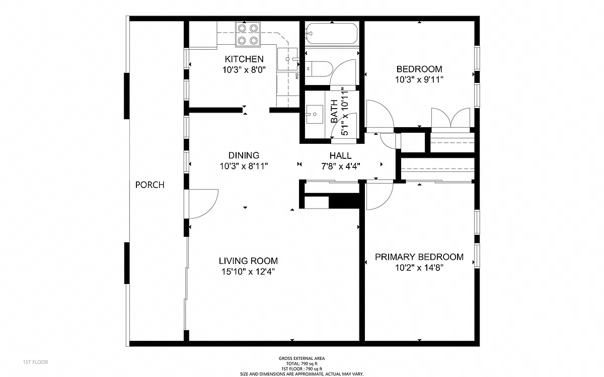 Floor plan C1-BW