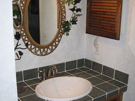 tiled sink