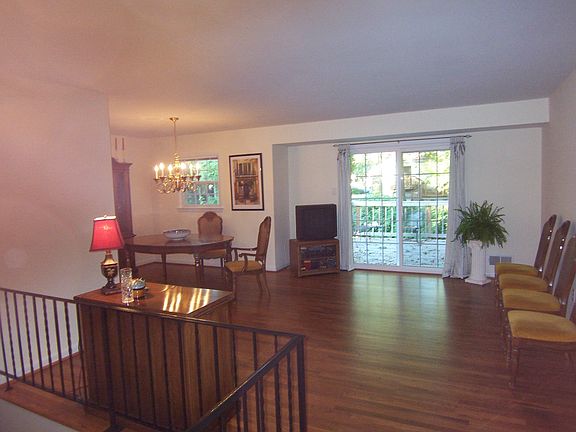 Deck is off the living room