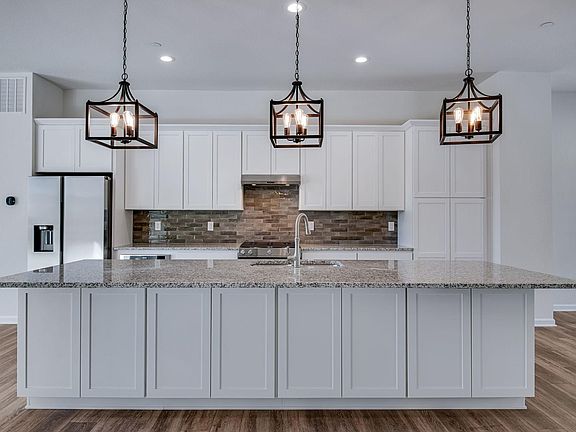 Kitchen with oversized island
