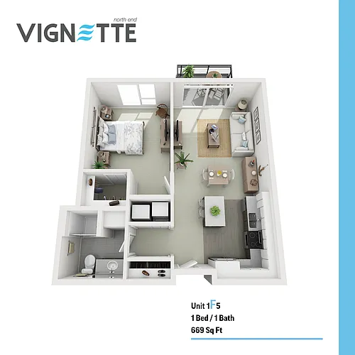 Floor plan 1F5