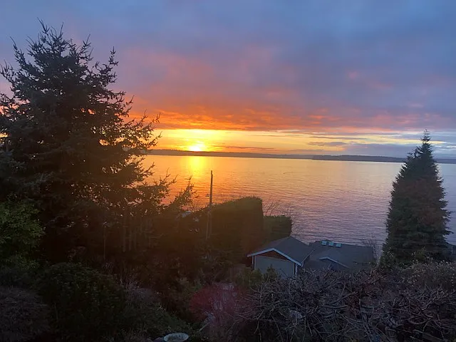 sun set ocean view
