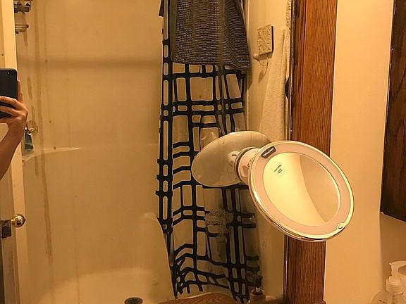 Mirror shot of shower