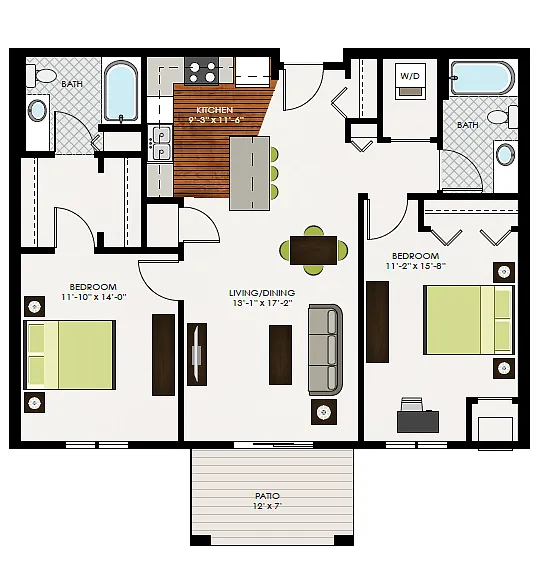 Floor plan The Liffey