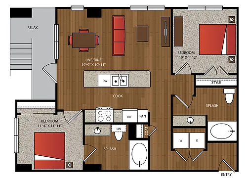 Floor plan B25