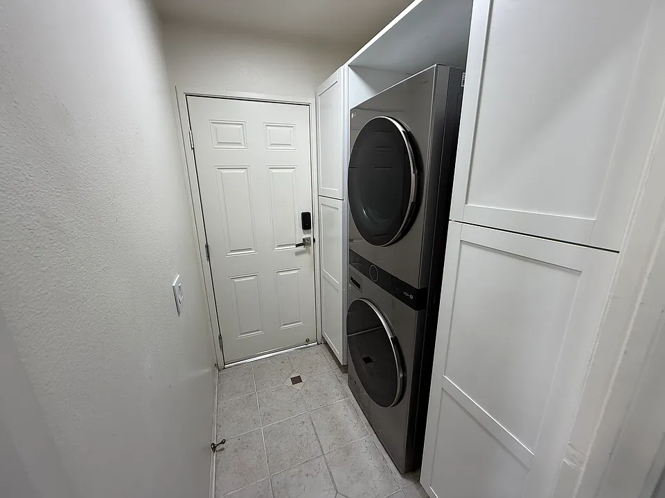Laundry in the hallway
