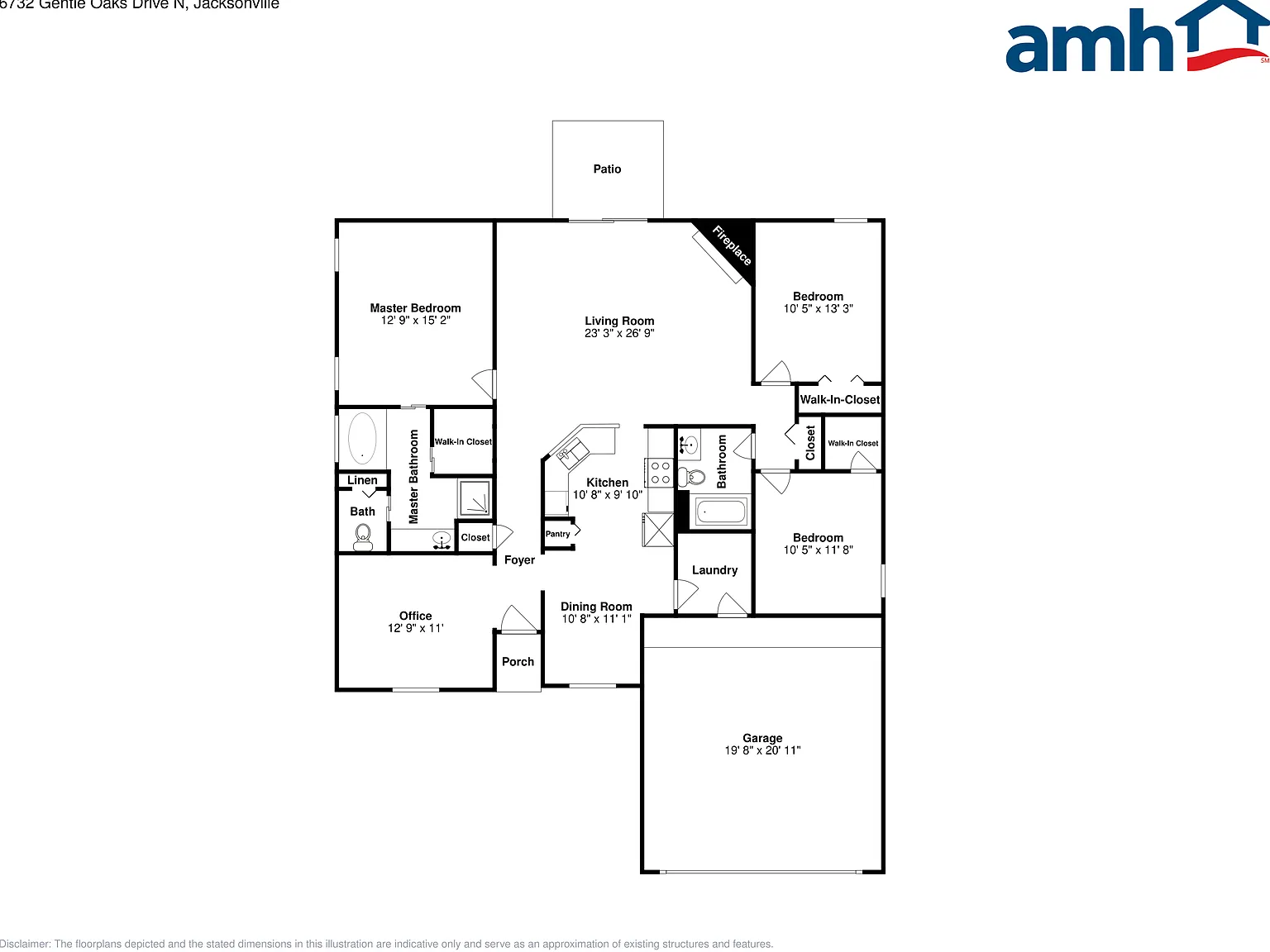 3 bed, 2.0 bath, 1806 sqft, $2,030 — Photo 2