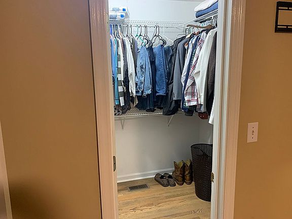Master walk-in closet