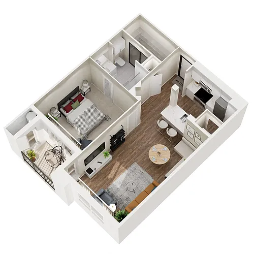 Floor plan A - Renovated