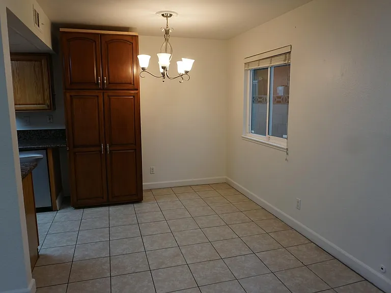Dining room to the right of kitchen