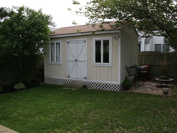 Back Yard/ Custom Shed