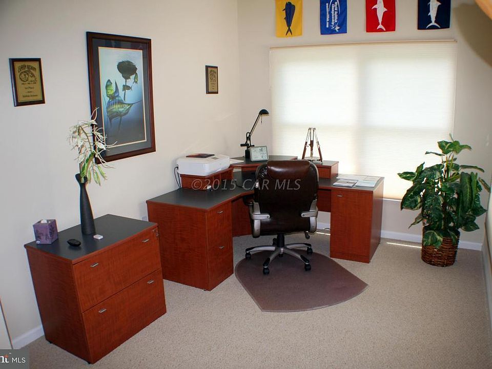 Finished office / den with full bath