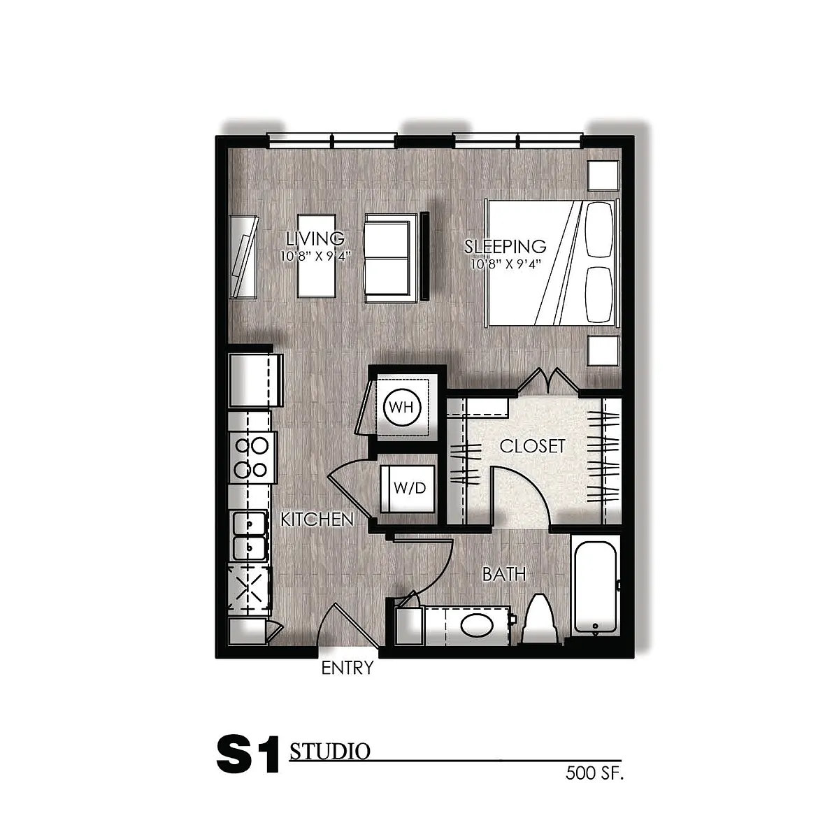 Floor plan Studio