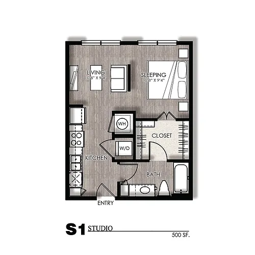Floor plan Studio