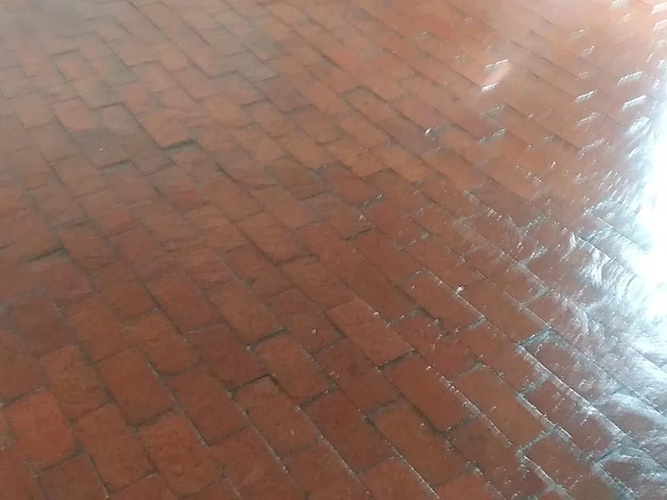 brick floors