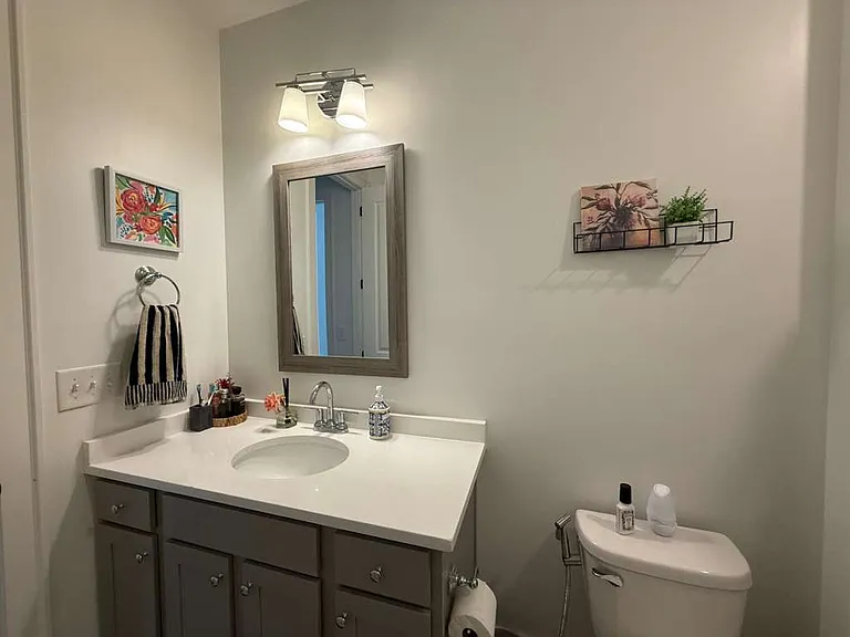 Guest restroom downstairs