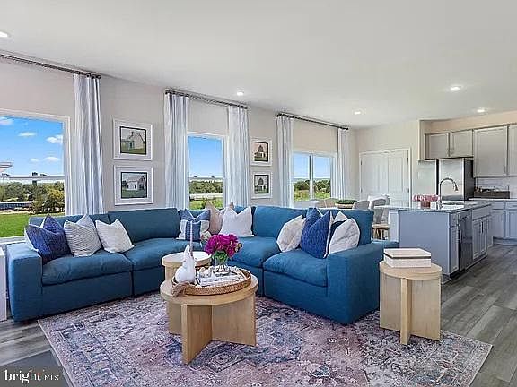 Open Main Level (picture is of the staged model home - same floorplan)