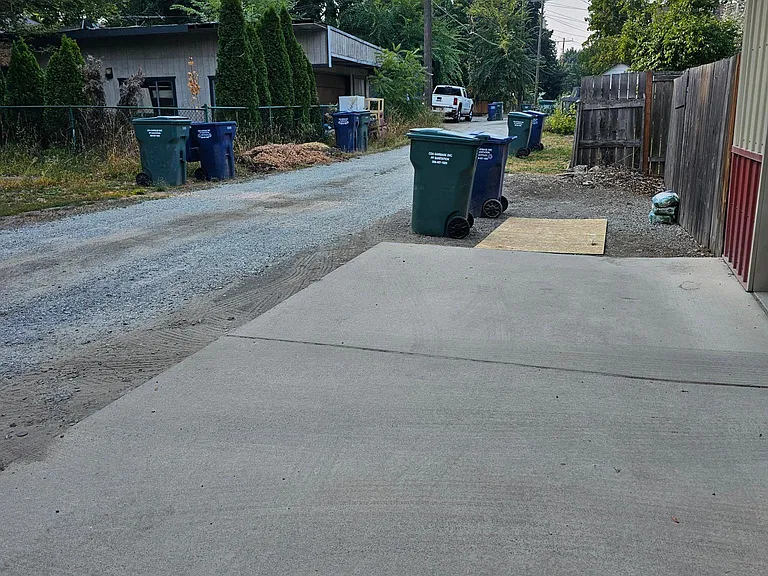 Back alley parking