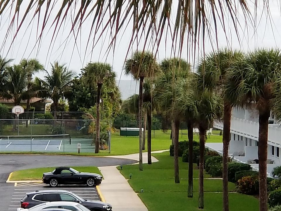 View from balcony.