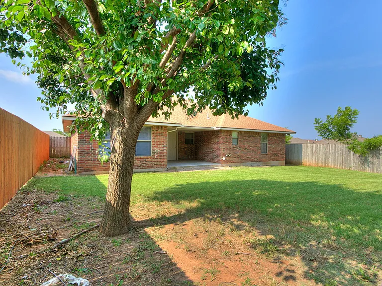 Rear of house