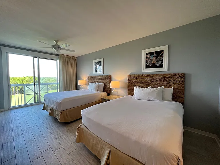 2 Queen beds