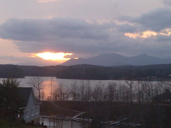 Winter view from corner lot