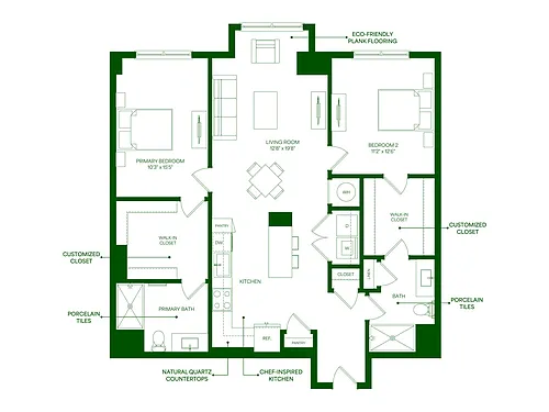 Floor plan B8