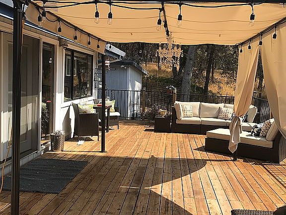 deck in summer