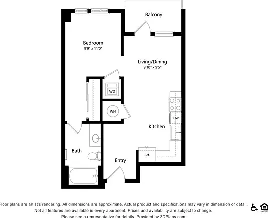 S3 | Studio | 572 sq ft S3 | Studio | 572 sq ft
