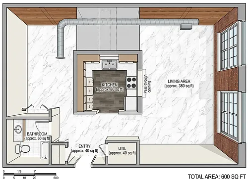 Floor plan Studio