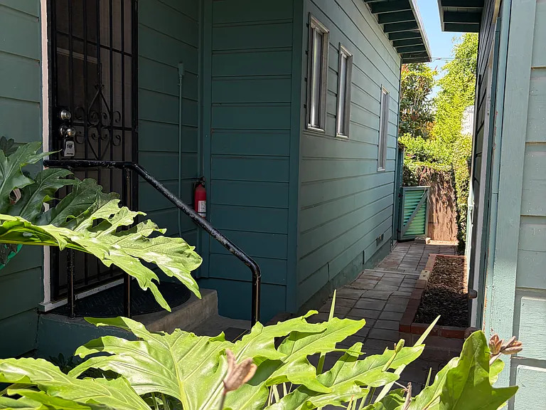 Front door of home
