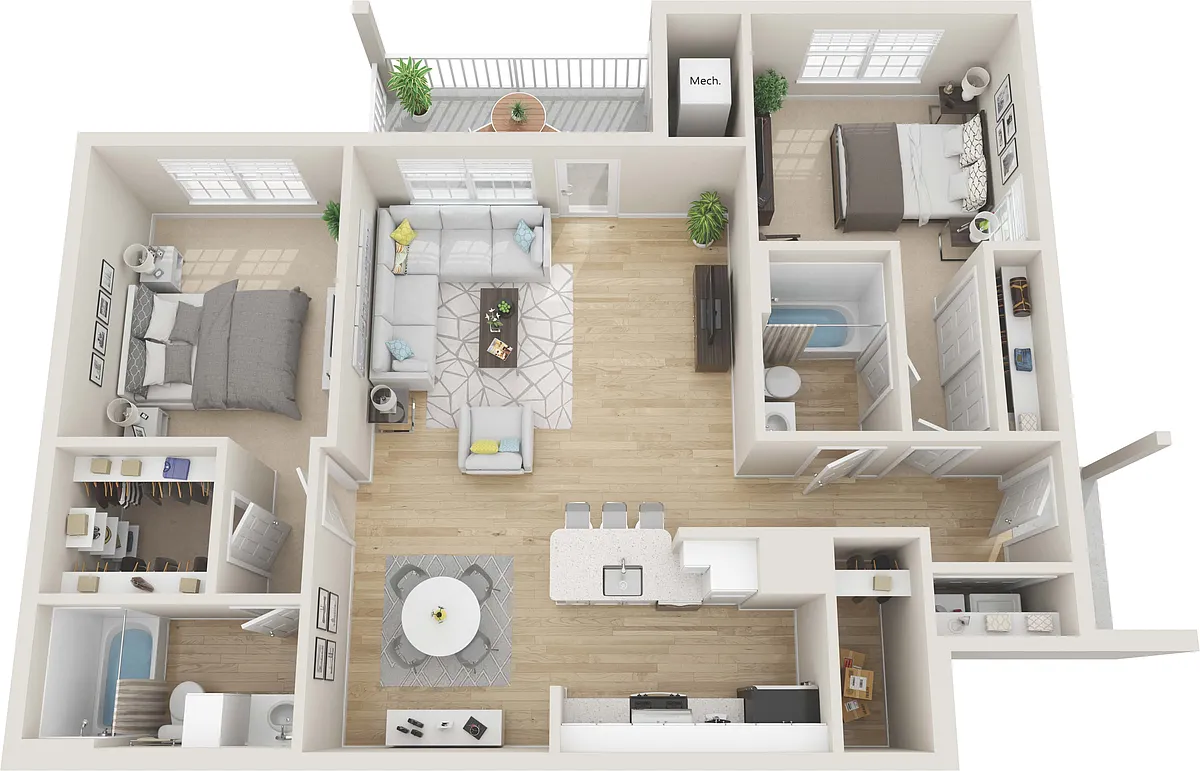 Floor plan Braeburn Renovated