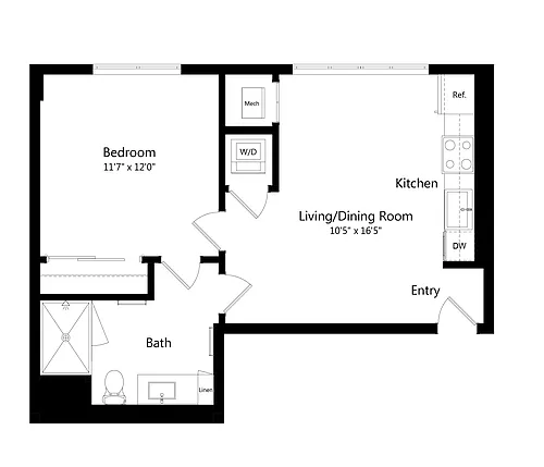 Floor plan A1W