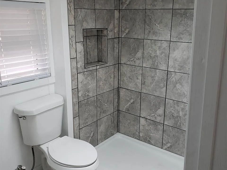 Bathroom with skylight