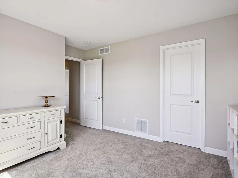 Walk-in closet in the third bedroom
