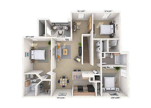 Floor plan 32B