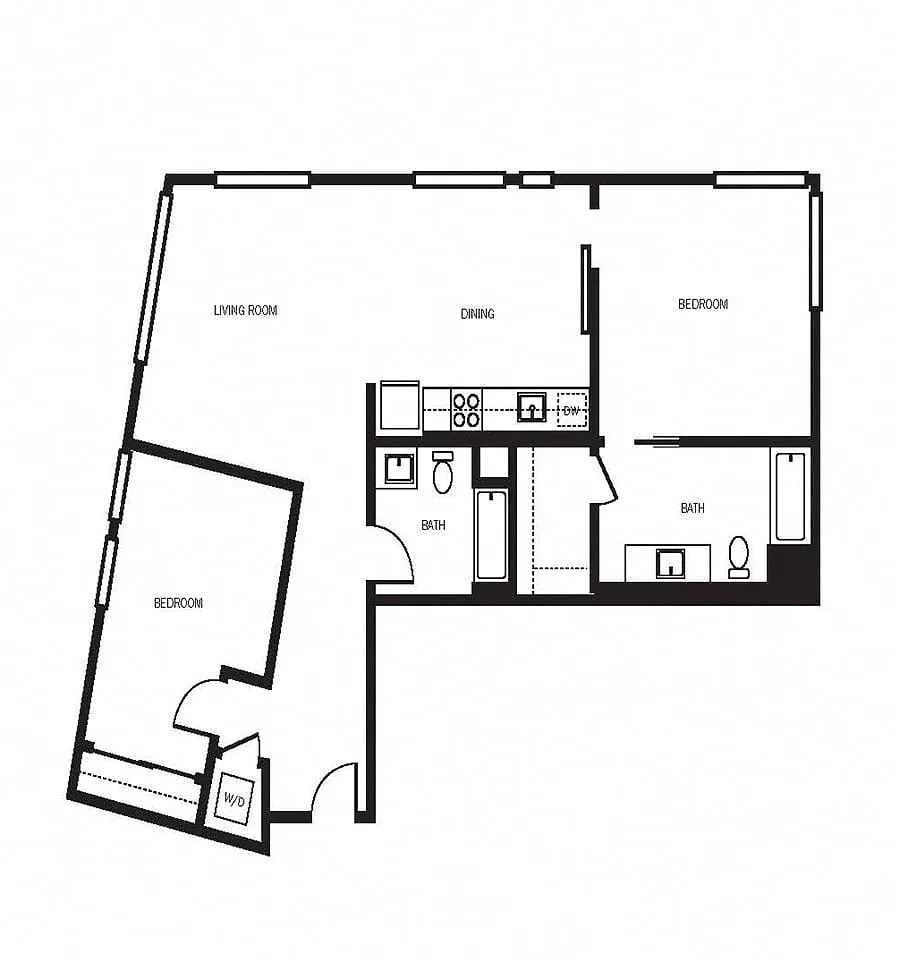 Floor plan 2X2 D1