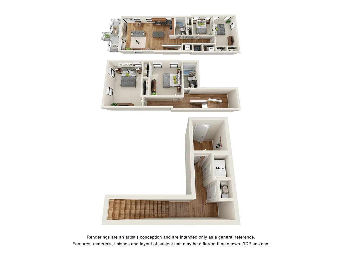 Floor plan 1210 Sarah Street - C