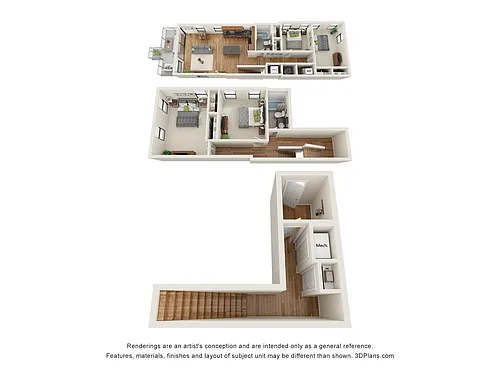 Floor plan 1210 Sarah Street - C
