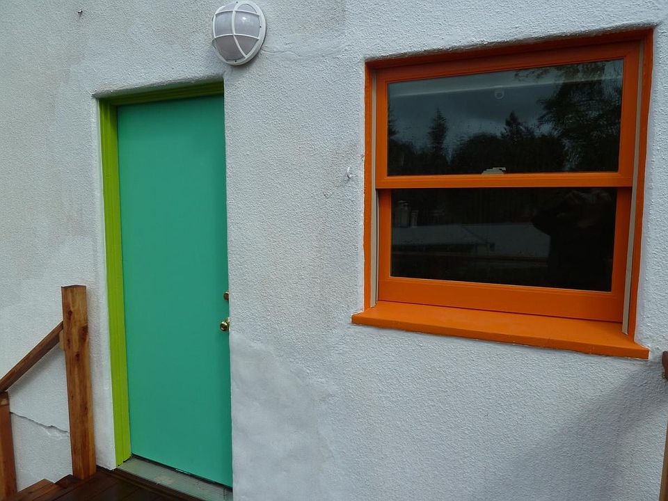 front door from deck