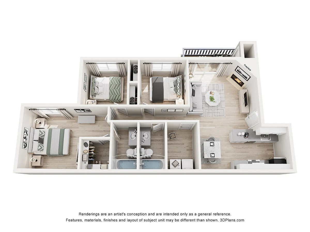 Floor plan Marina View
