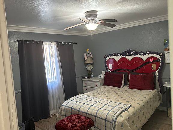 First bedroom with large wall to wall closet