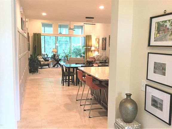 View from foyer into home