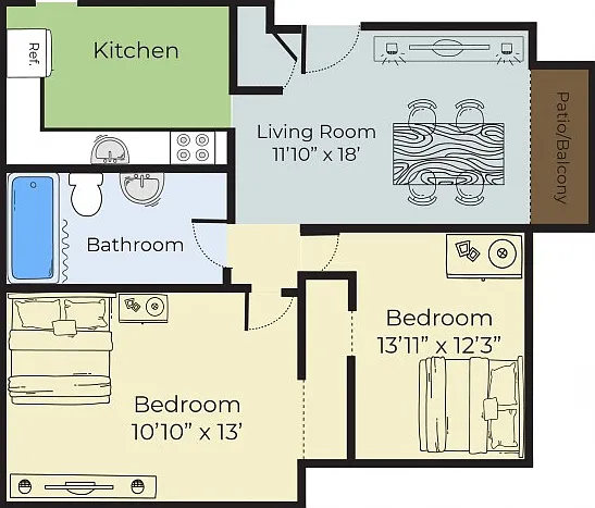 2 Bedroom Dog Friendly 2 Bedroom Dog Friendly