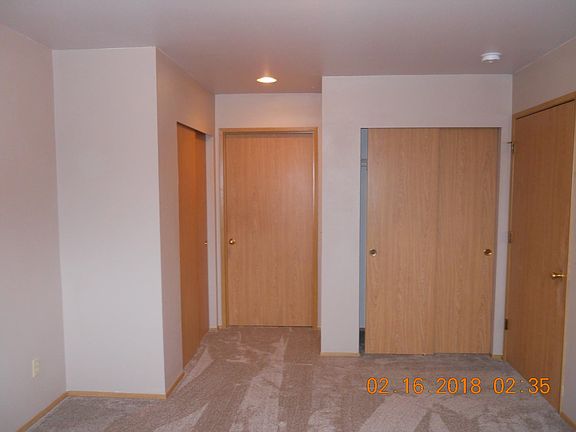 Master bedroom with 2 closets and 3/4 bath