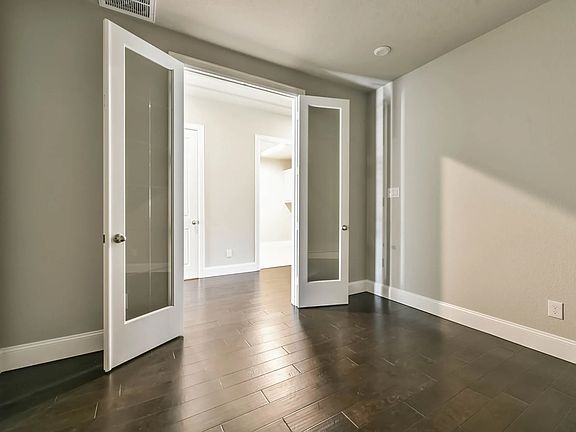 Study with French doors