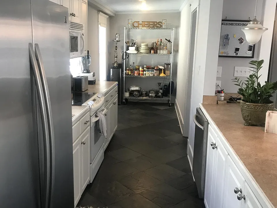 Slate floors