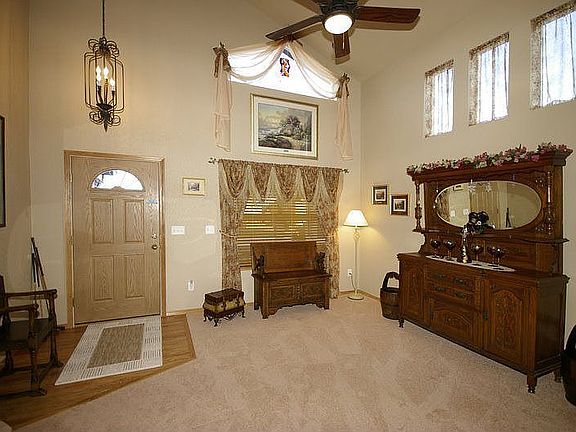 Two-Story Living Room.