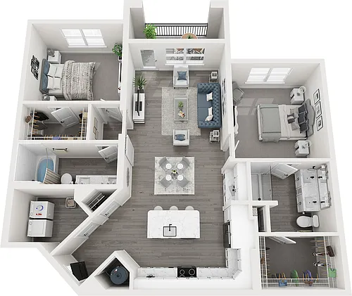 Floor plan Biscayne - Garden