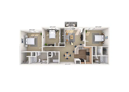 Floor plan The Royal Palm
